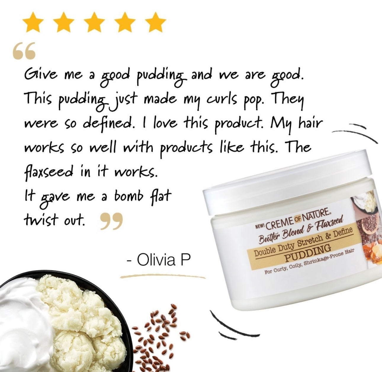 Creme of nature stretch & define pudding