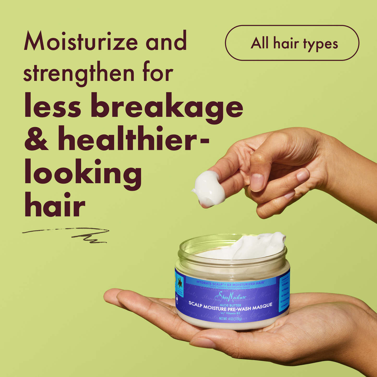 Shea moisture Aloe Butter Scalp Moisture Pre-Wash Masque