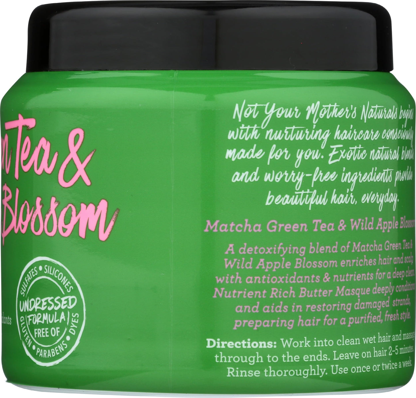 Not your mother’s matcha and wild apple blossom mask