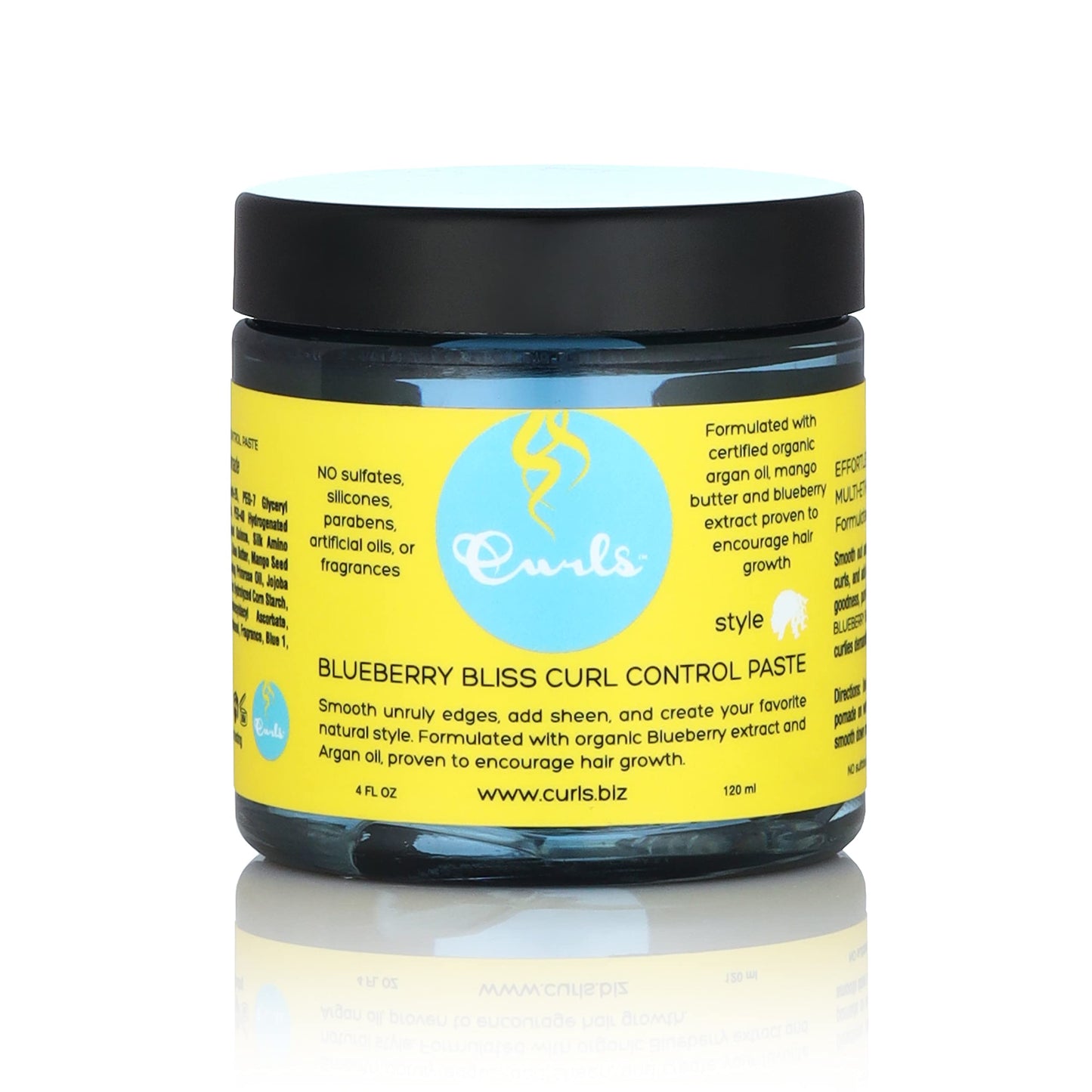 Curls blueberry curl control paste (edge gel)