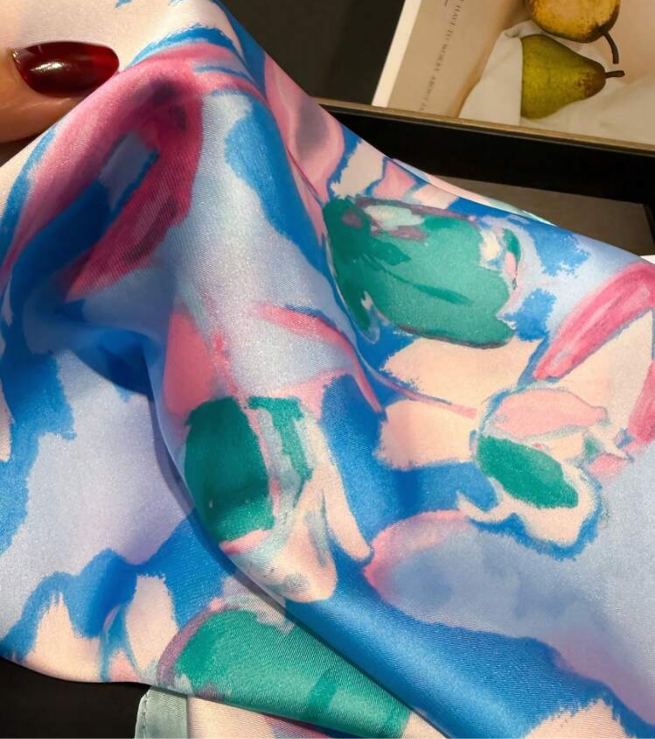 Satin scarf