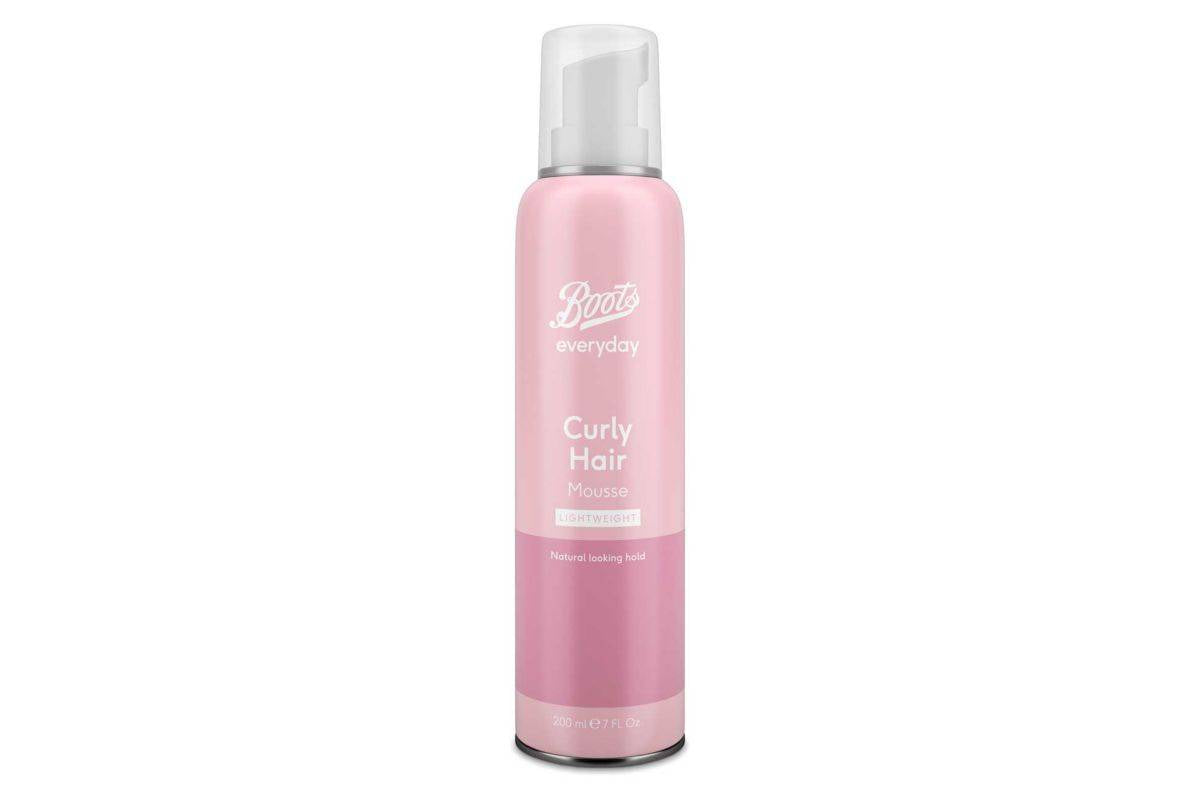 Boots everyday curly hair mousse