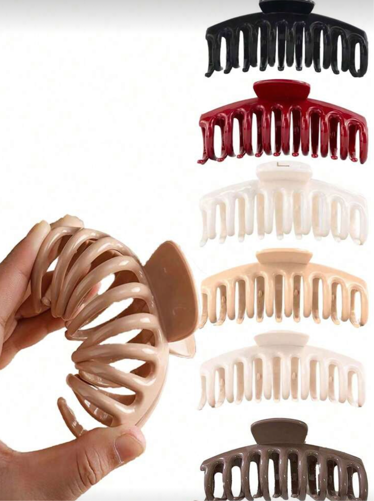 Flexible claw clip- by flip clip