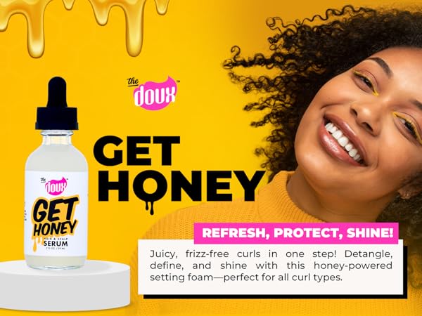 The doux get honey hair and scalp serum