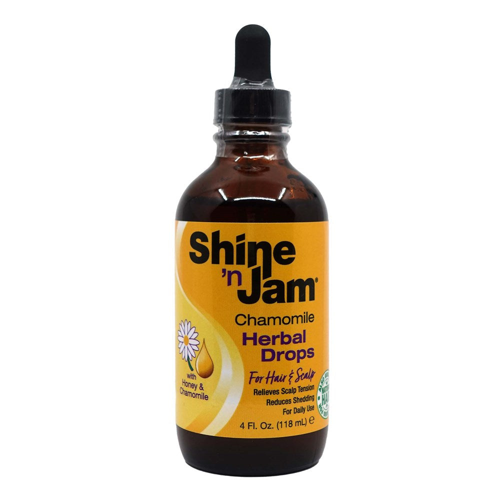 Shine n jam camomile tension and shedding oil