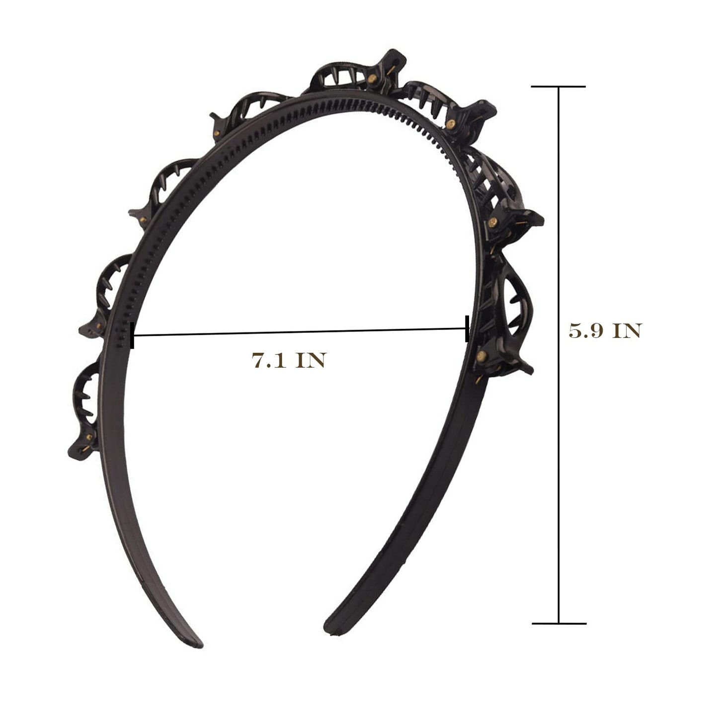Viral curly hair headband