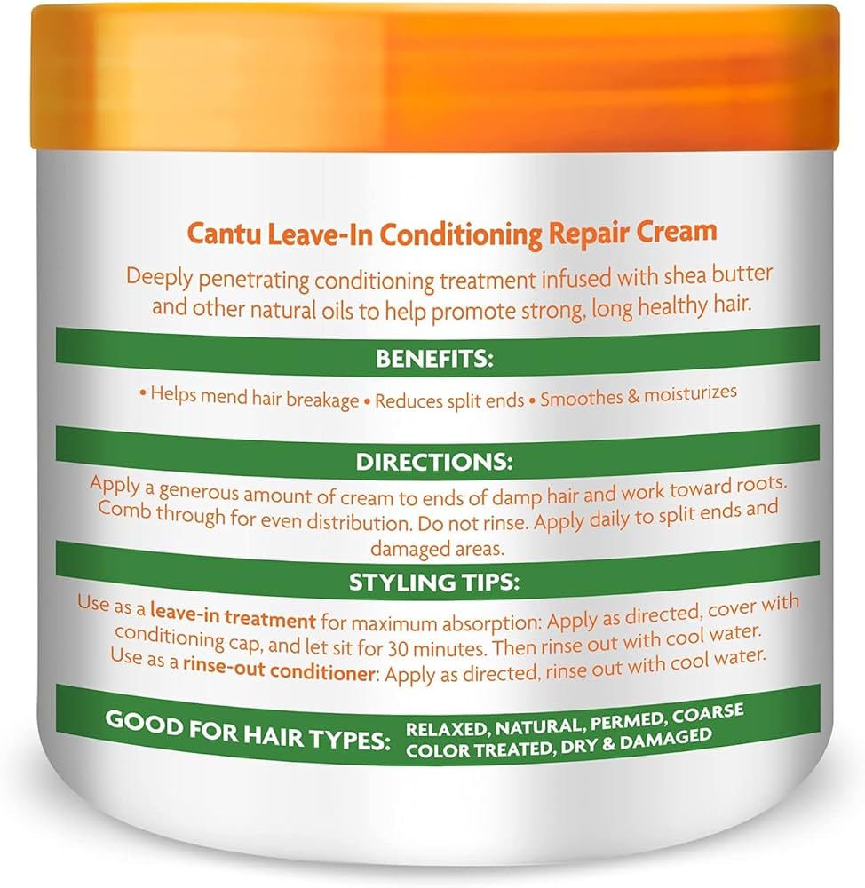 Cantu shea butter leave-in and mask