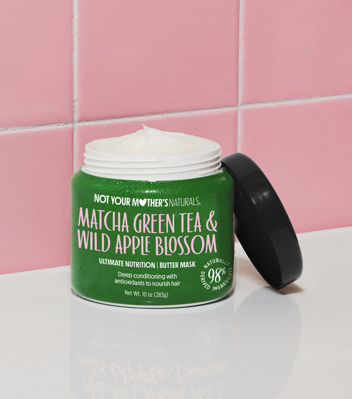 Not your mother’s matcha and wild apple blossom mask
