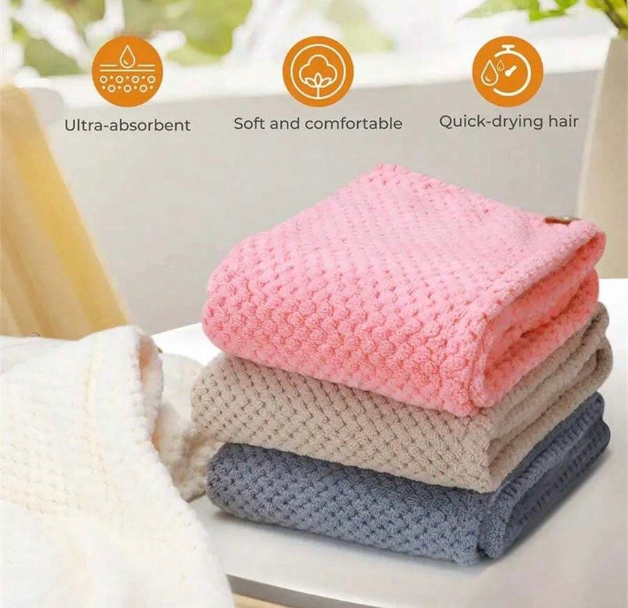 Soft twist microfiber towel