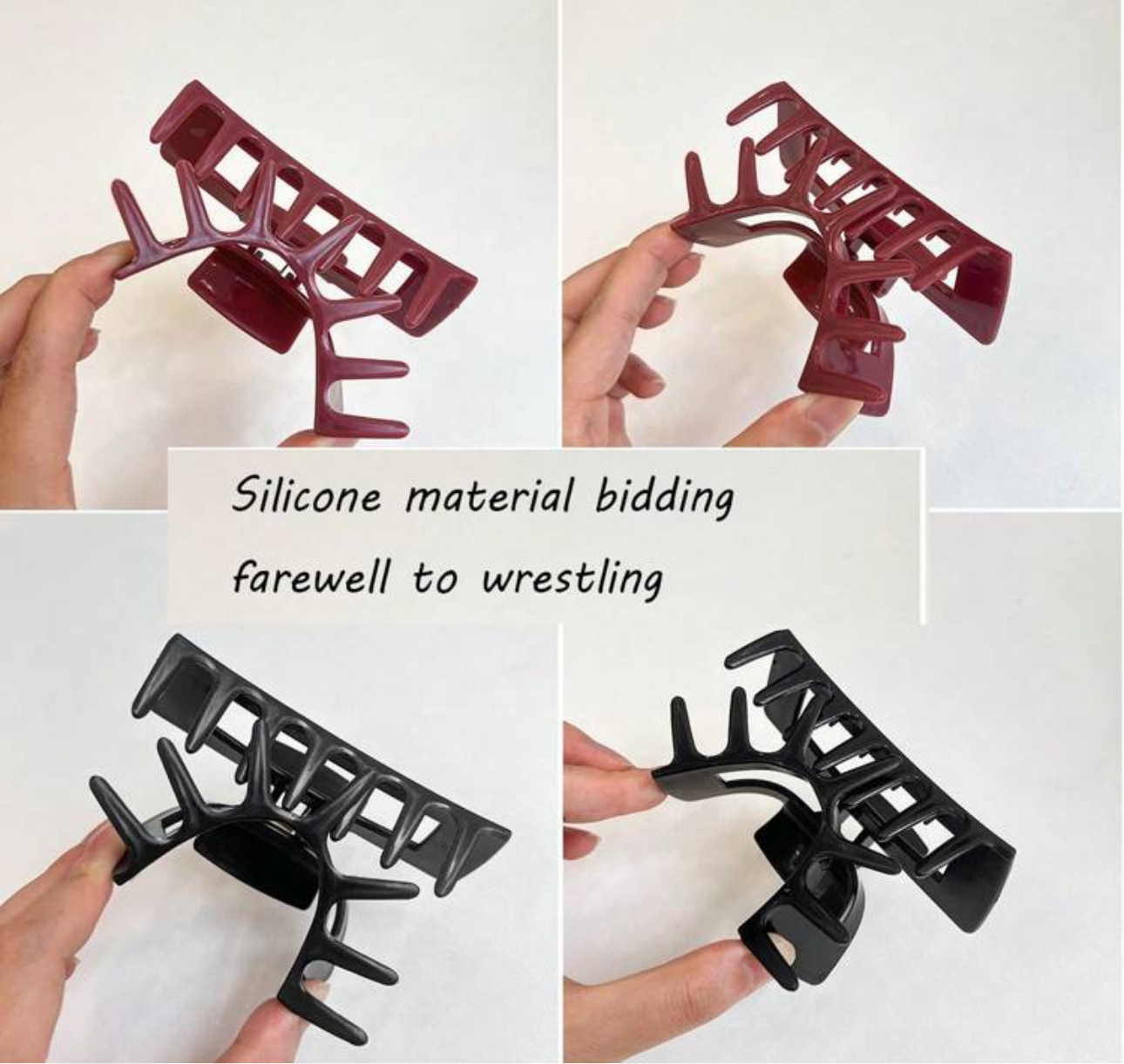 Flexible hair clip by flip clip