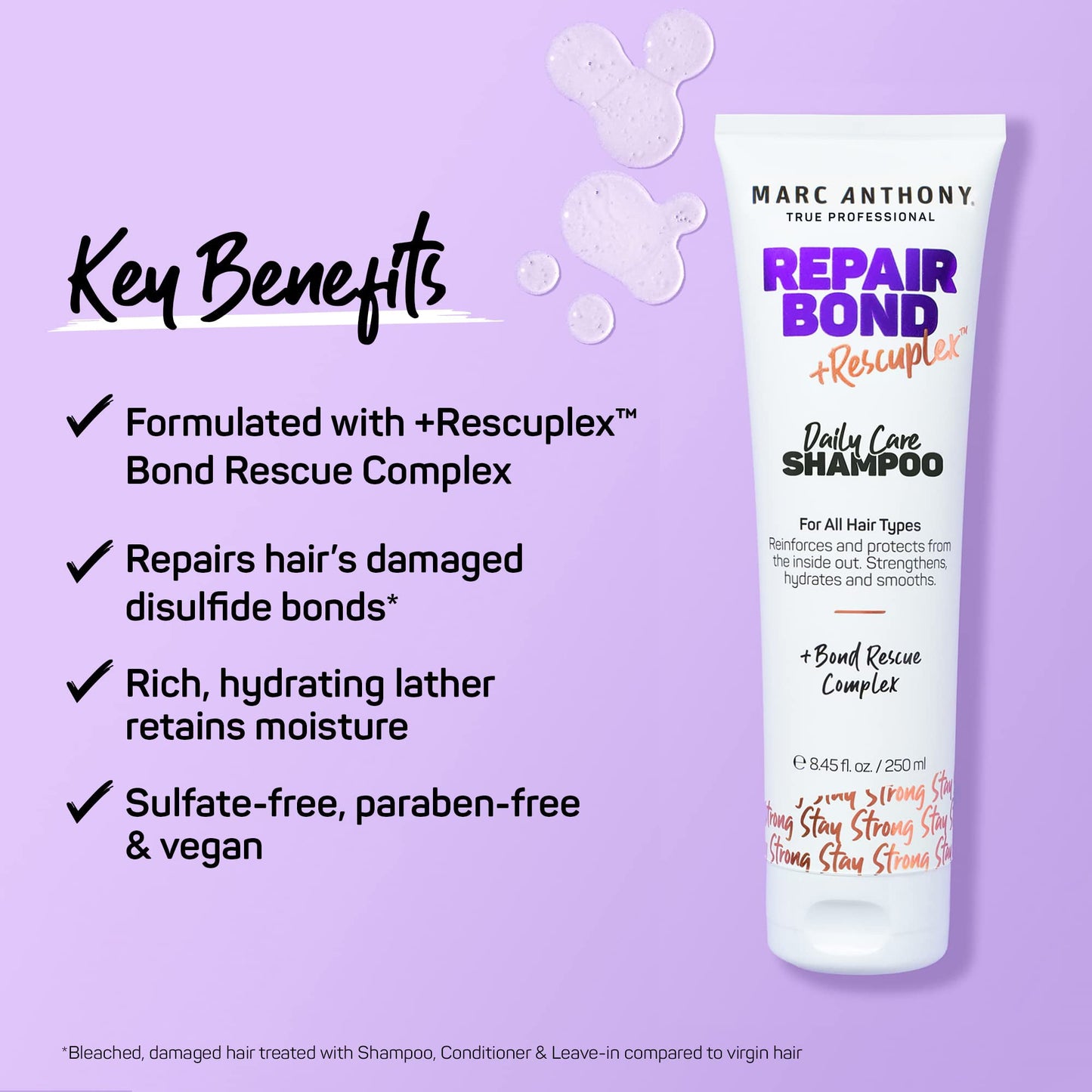 Marc anthony REPAIR BOND +RESCUPLEX™
SHAMPOO