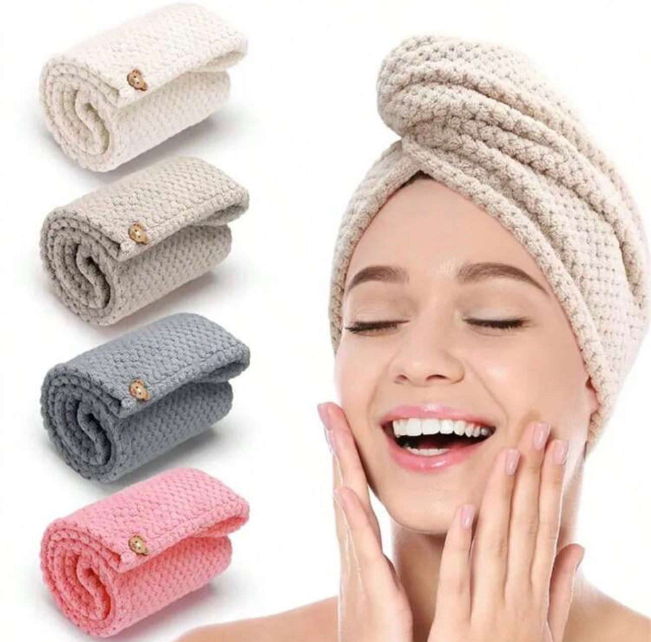 Soft twist microfiber towel