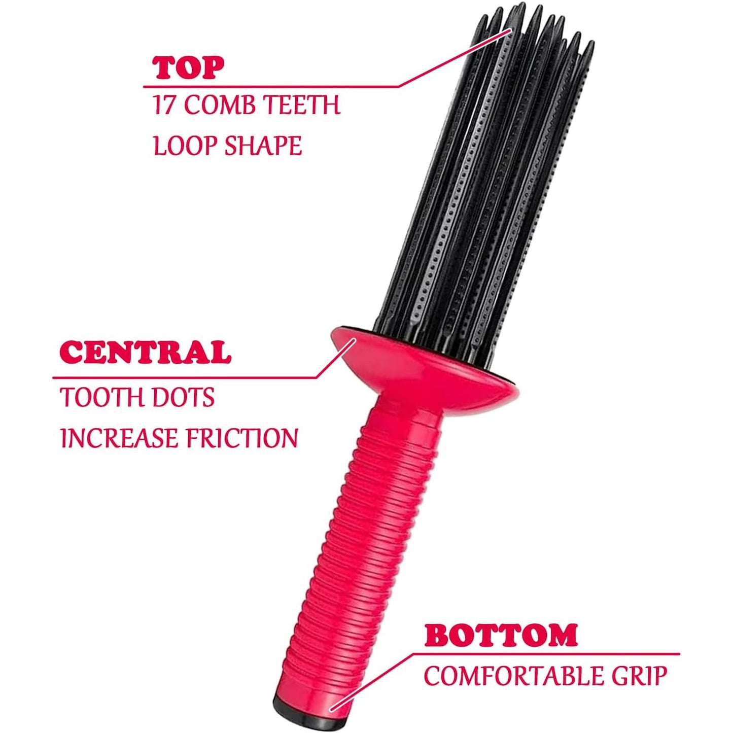 Curl rolling comb