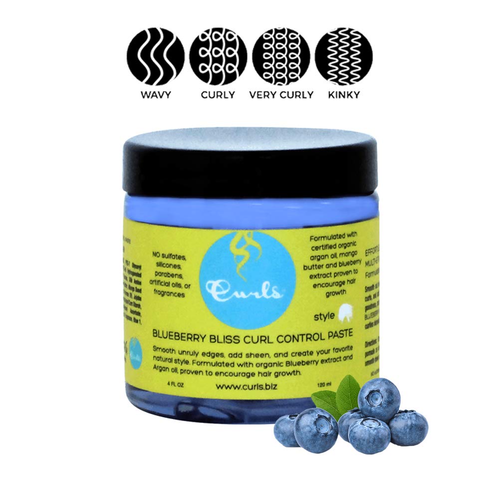 Curls blueberry curl control paste (edge gel)