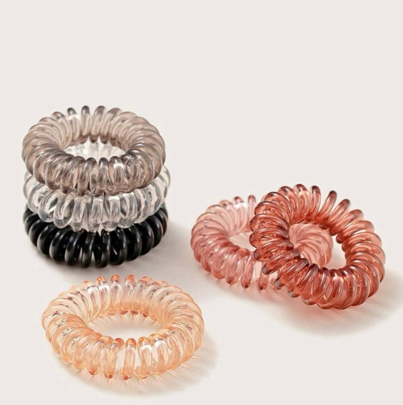 Set of 9 spiral ties