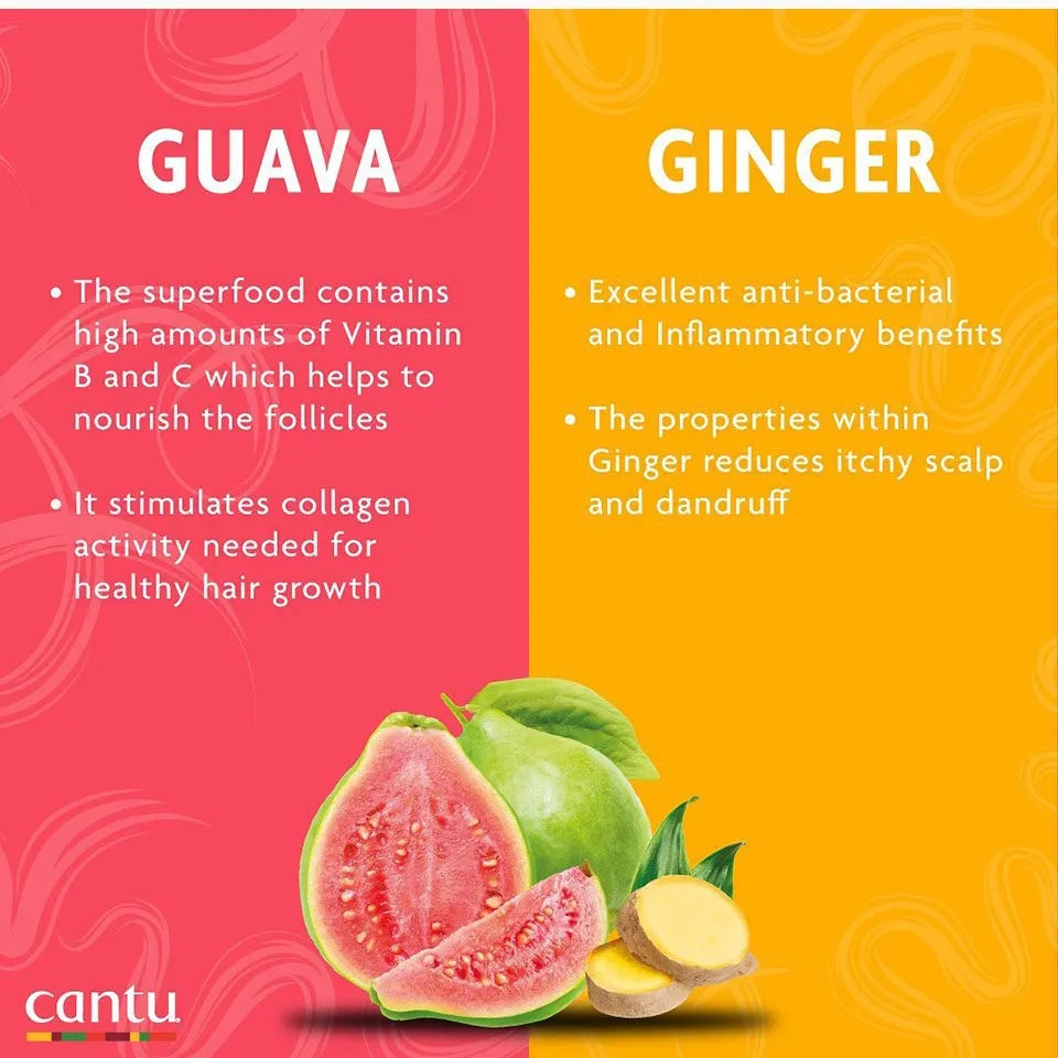 Cantu guava & ginger anti-dandruff shampoo