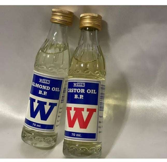 Castor oil/ almond oil
