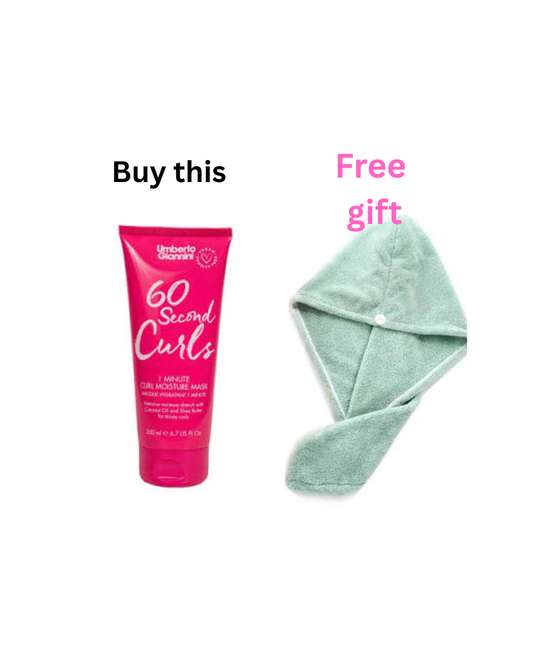 Umberto giannini 60 second curls + free microfiber towel