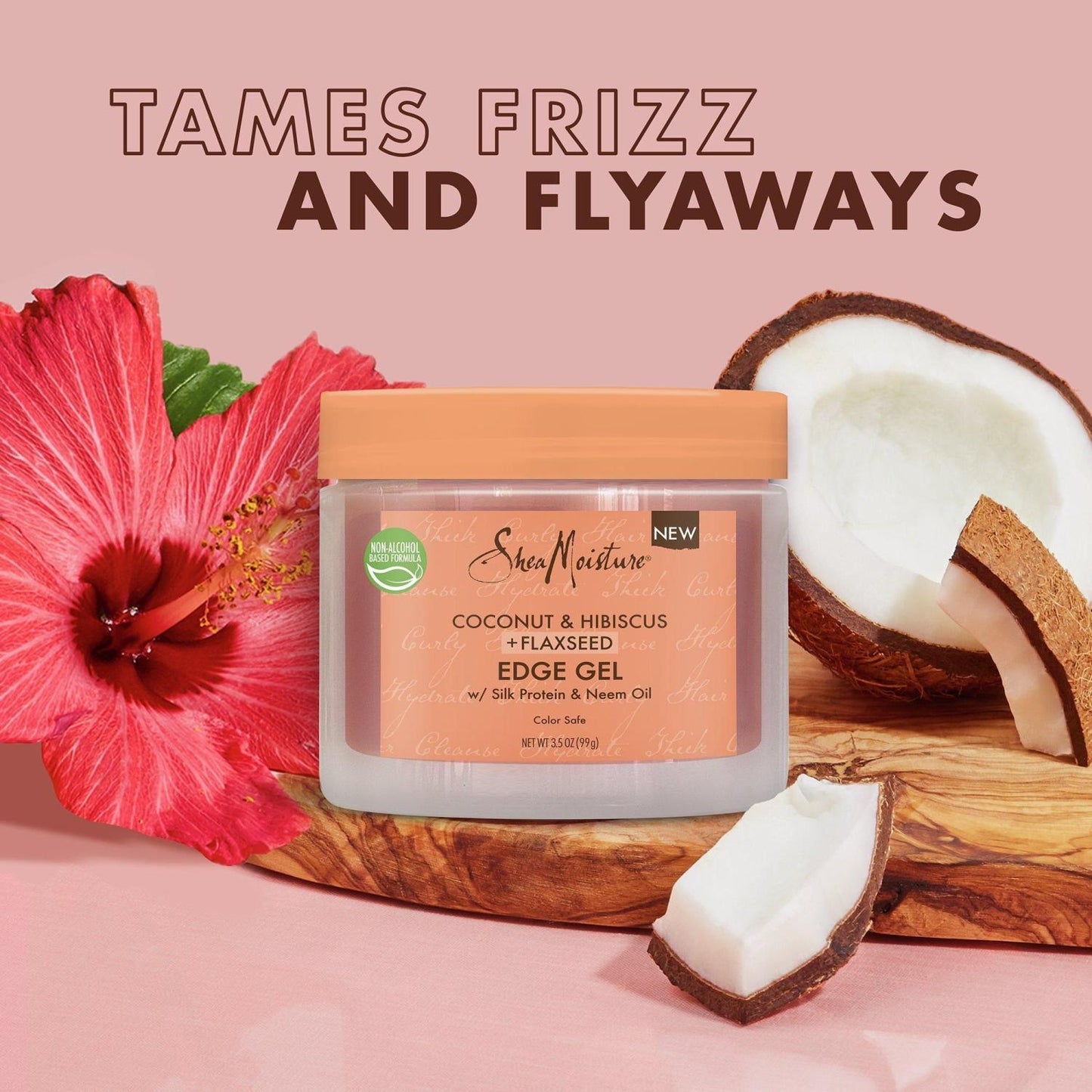 Shea moisture coconut & hibiscus edge gel (wax stick replacement)