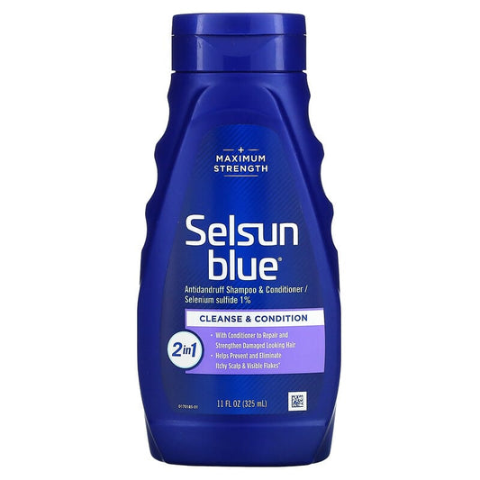 Selsun blue anti dandruff medicated shampoo