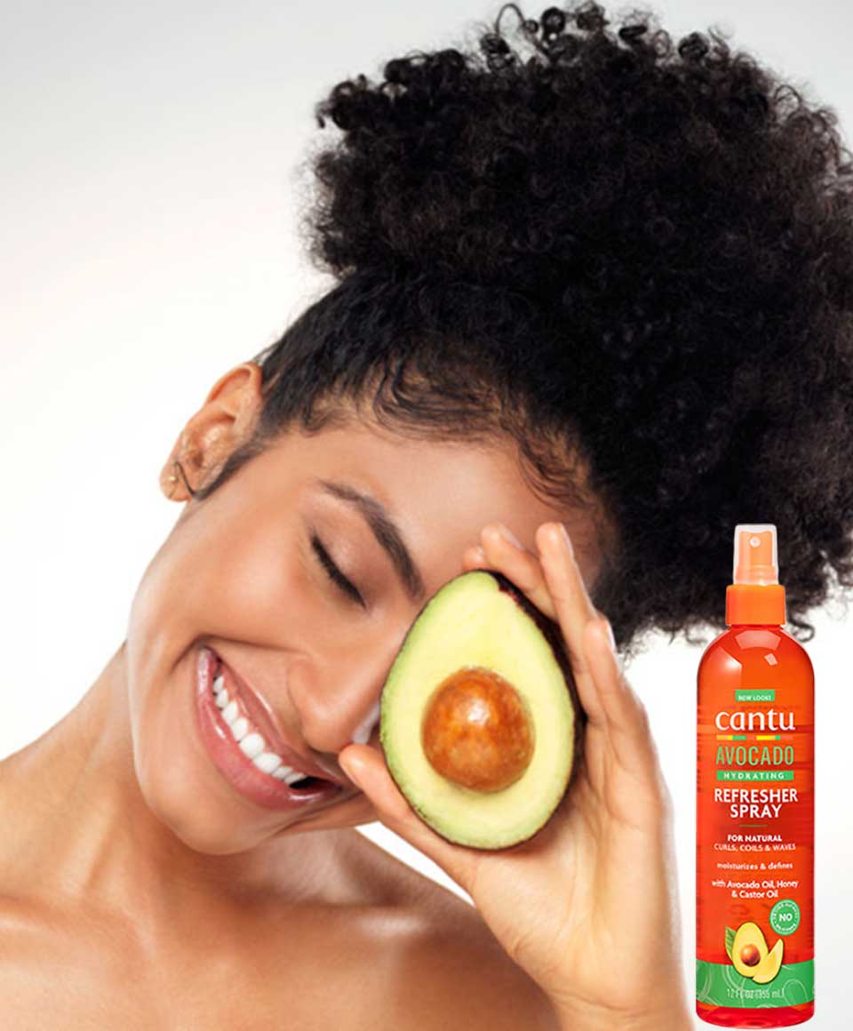 Cantu avocado refresh spray