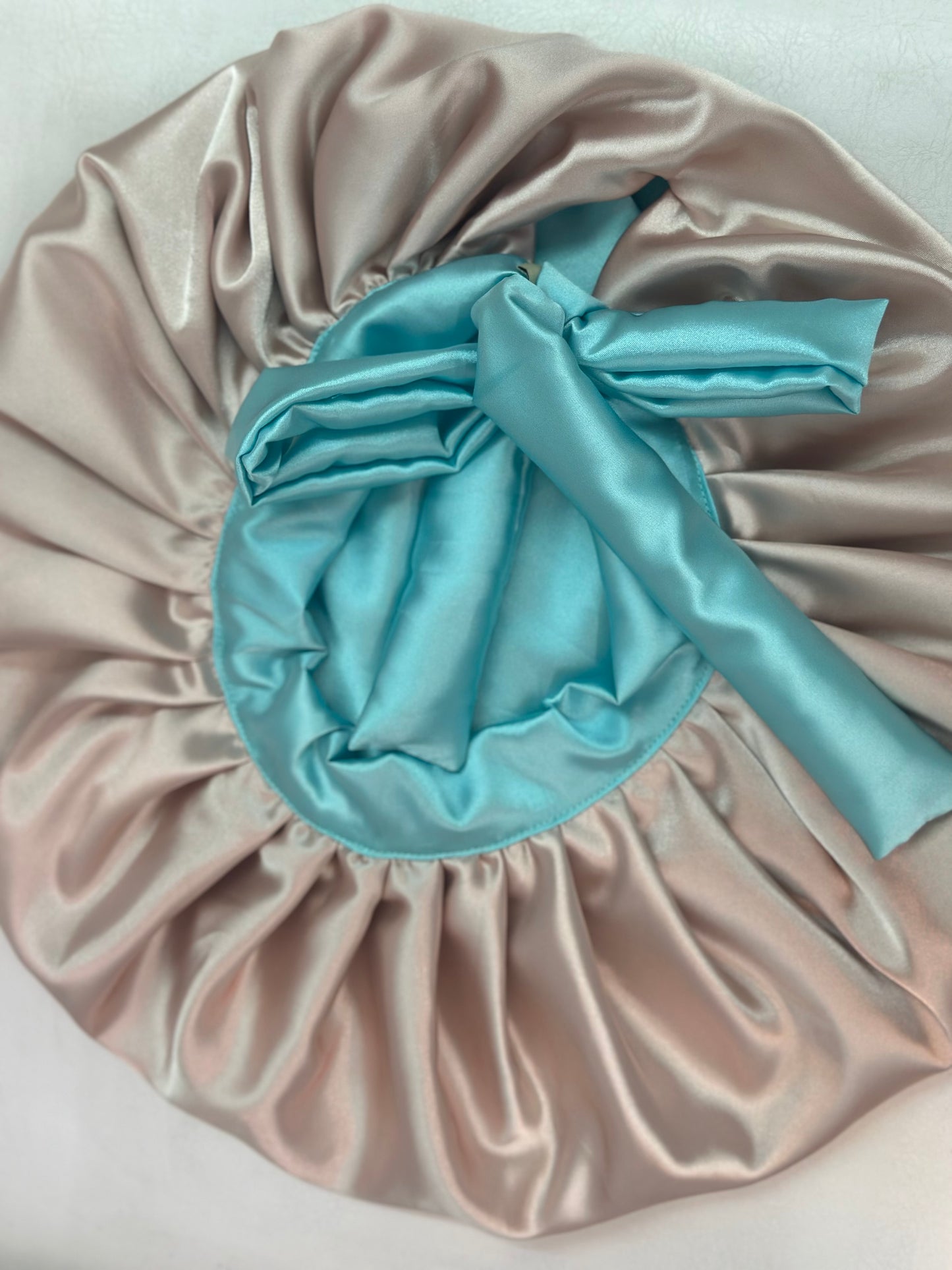 African style silky satin bonnet