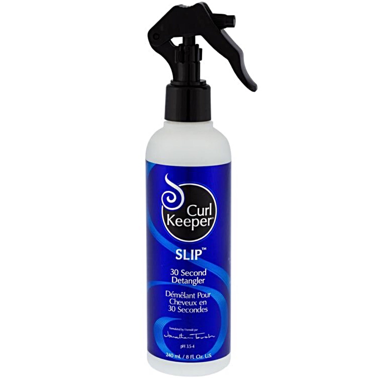 Curl keeper slip detangler