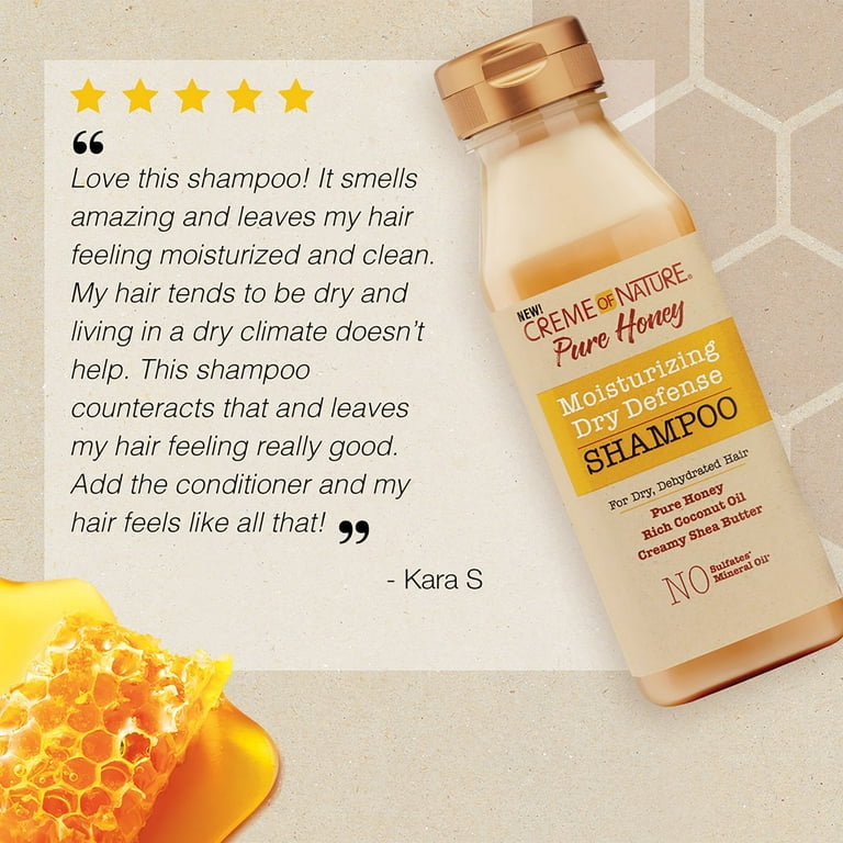 Creme of nature pure honey shampoo