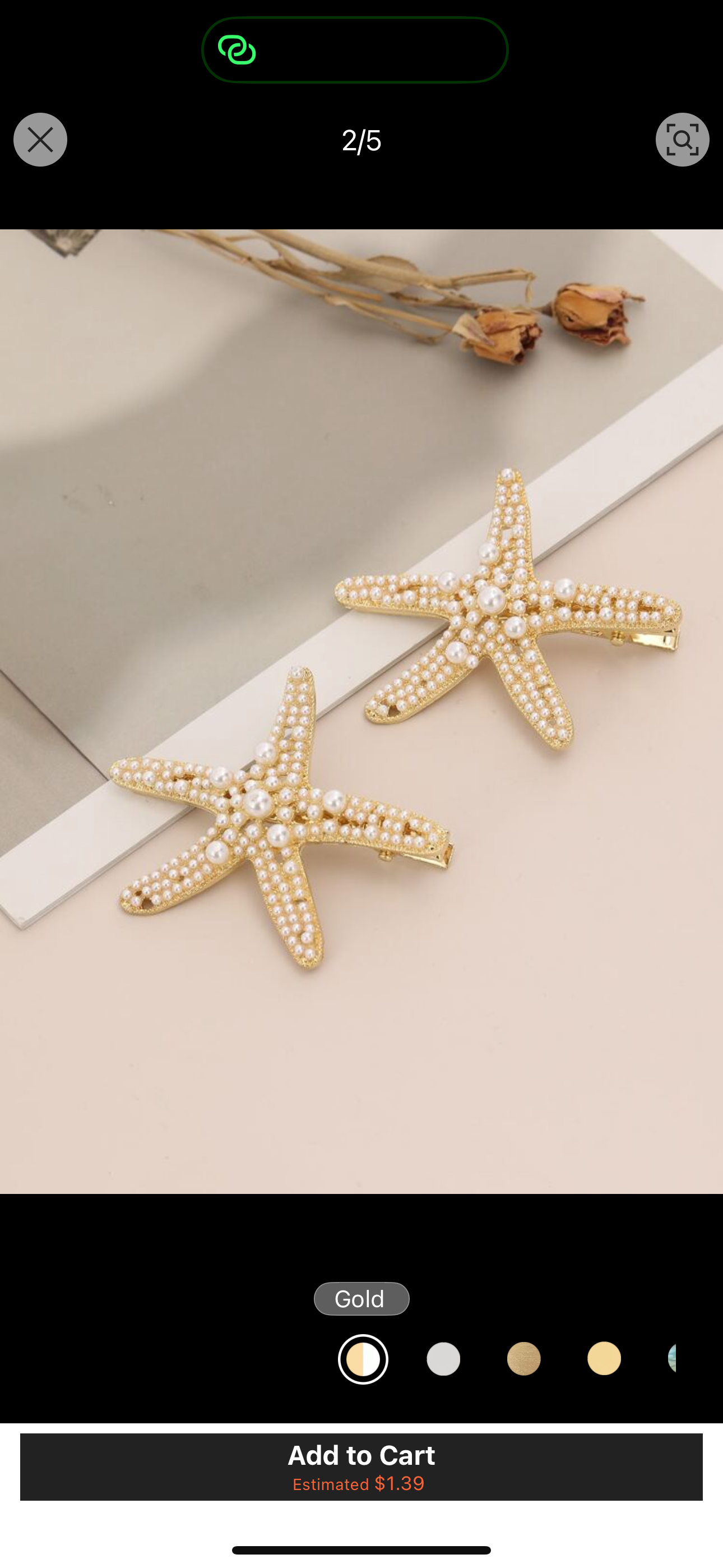 Starfish clips