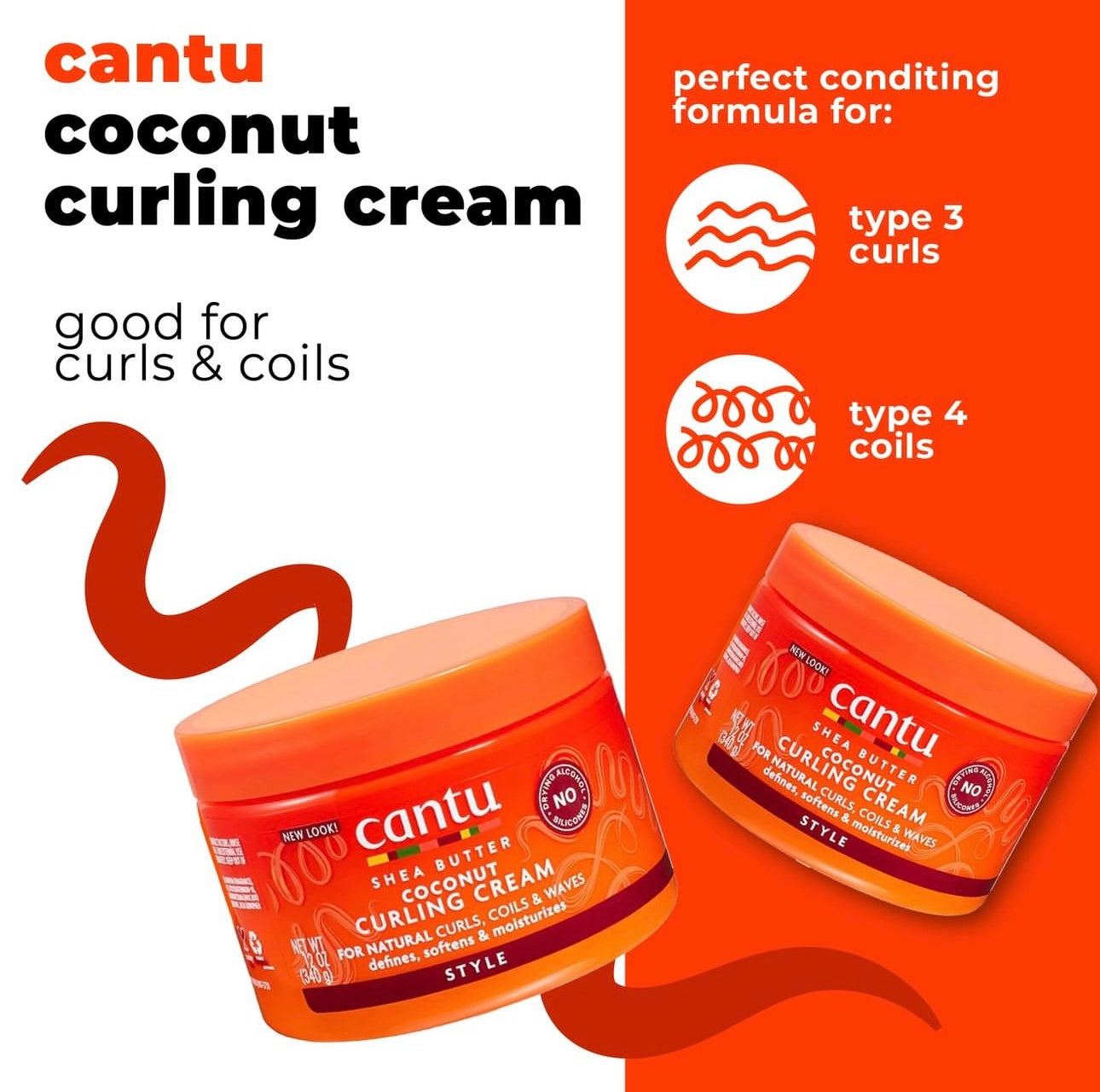 Cantu coconut curling cream