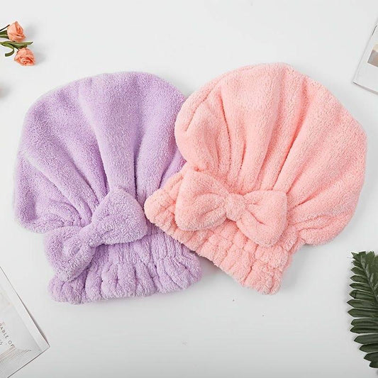 Microfiber towel bonnet