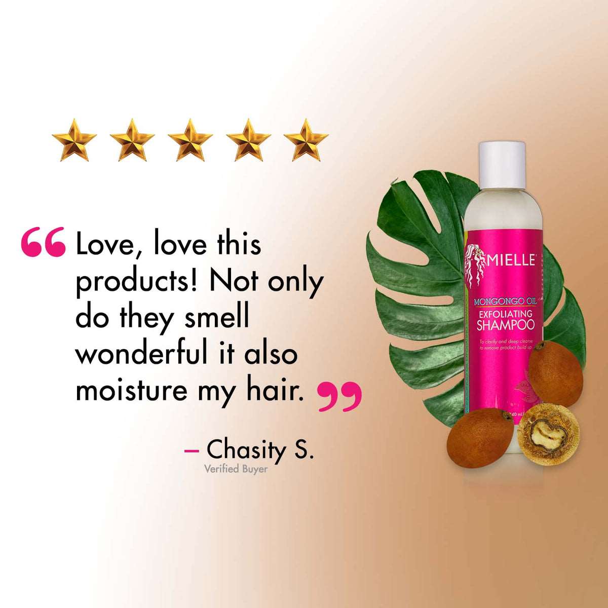 Mielle exfoliating shampoo