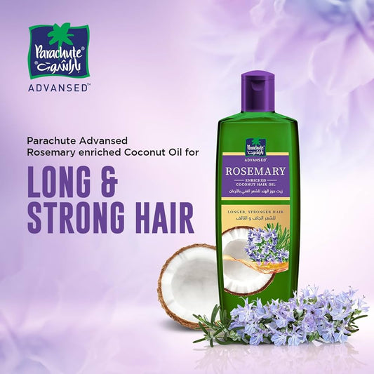 Parachute coconut and rosemary oil