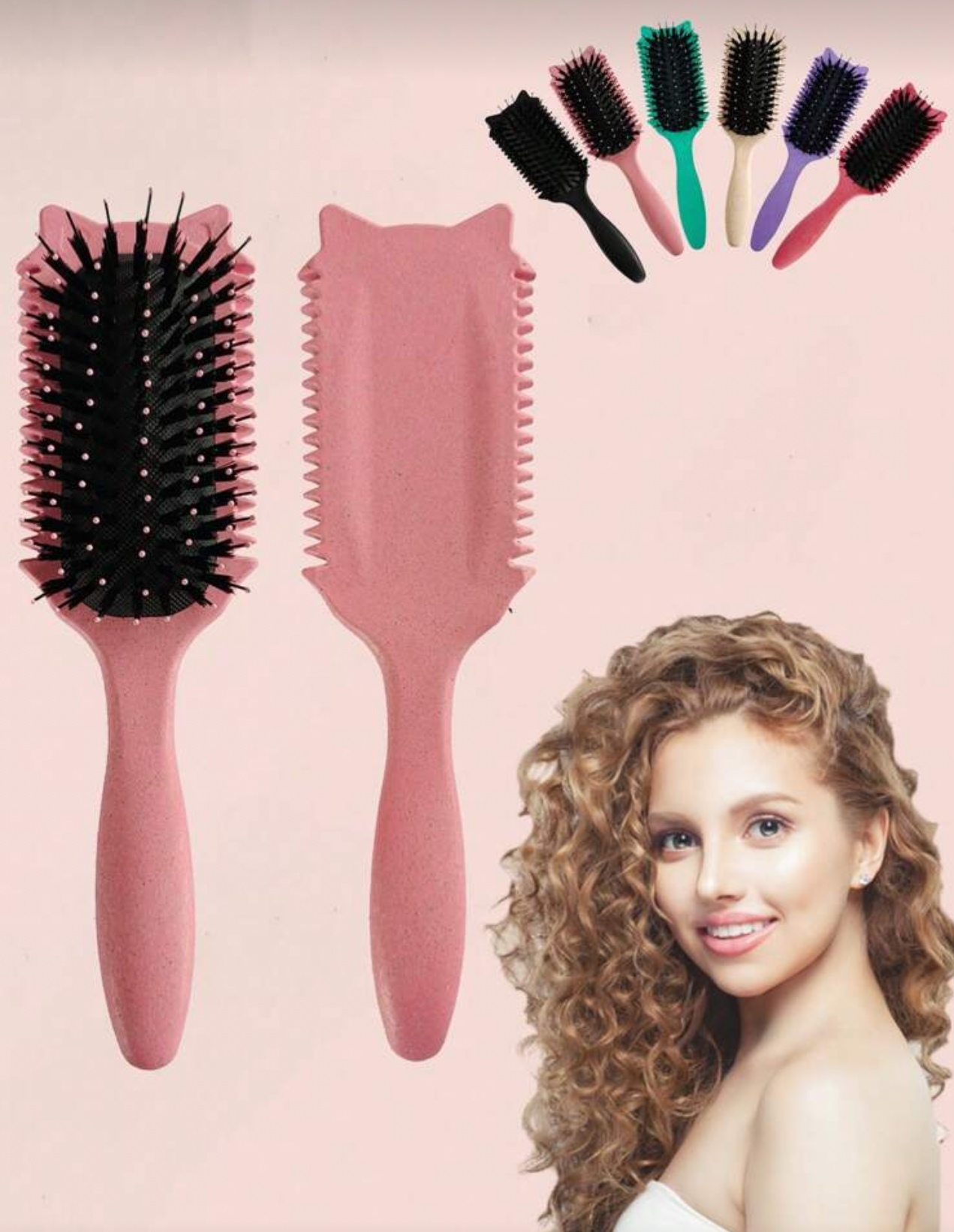 Edge lift volume brush