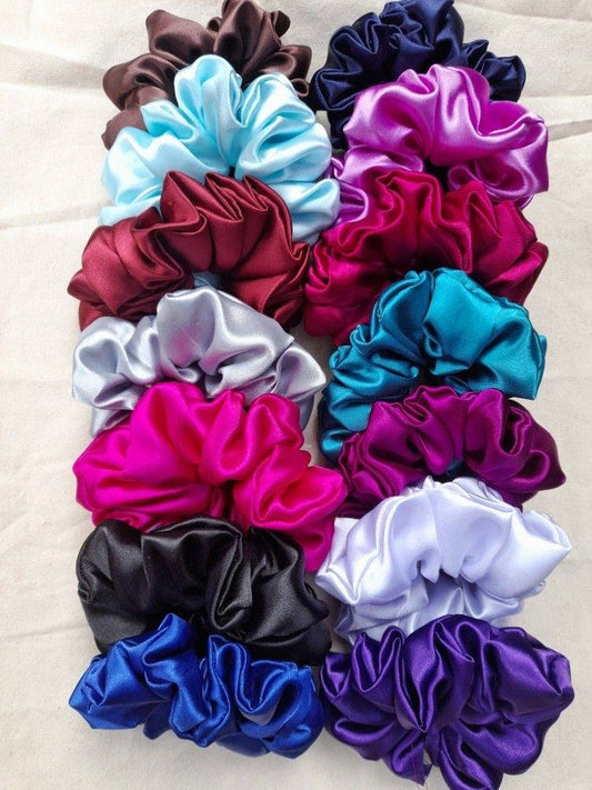 Satin scrunchies