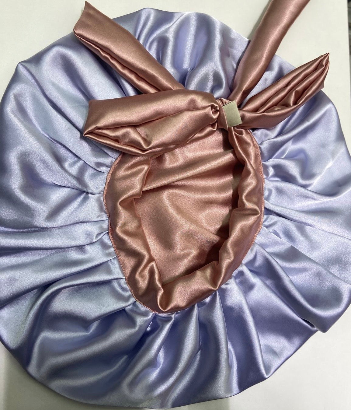 African style silky satin bonnet