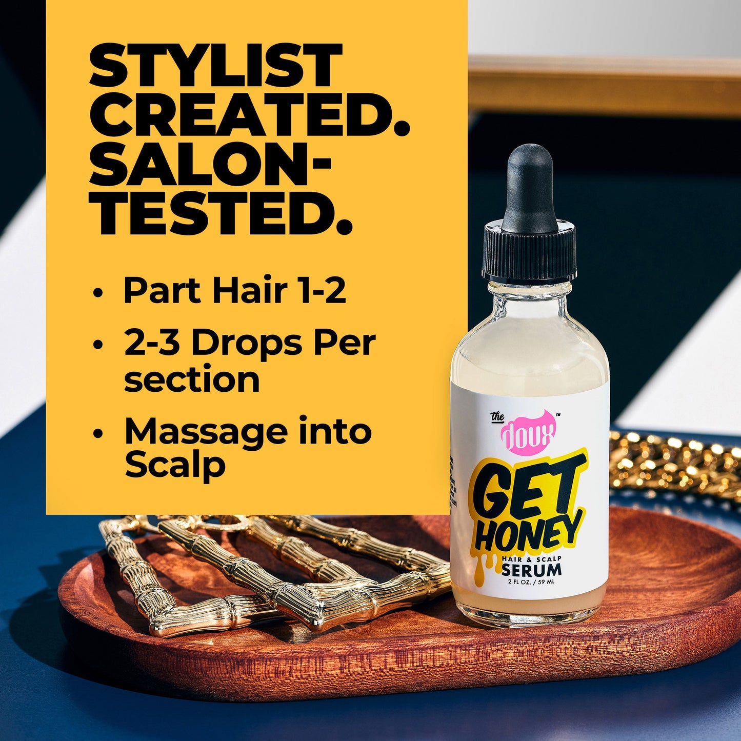 The doux get honey hair and scalp serum