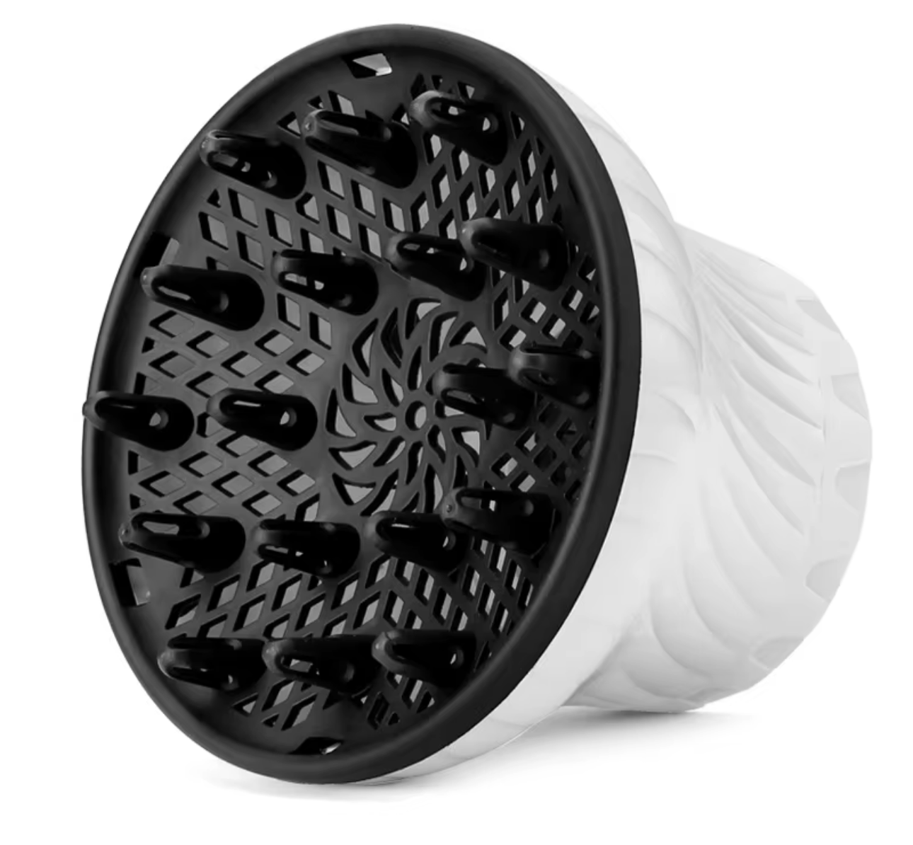 Adjustable rotating hair diffuser