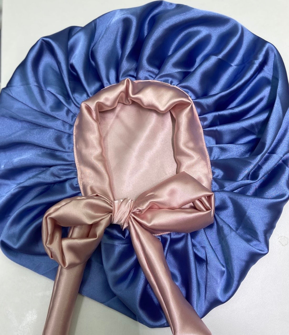African style silky satin bonnet