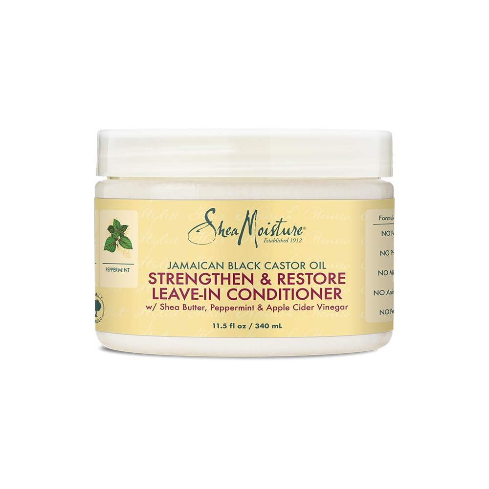 Shea moisture black castor oil leave-in