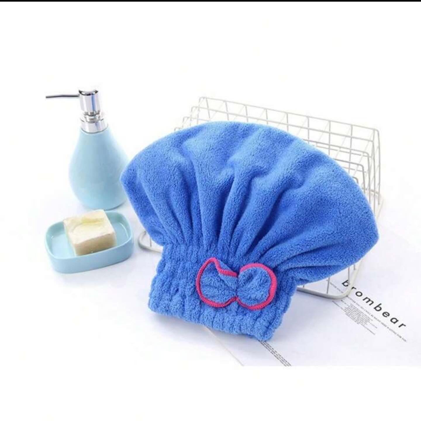 Microfiber towel bonnet