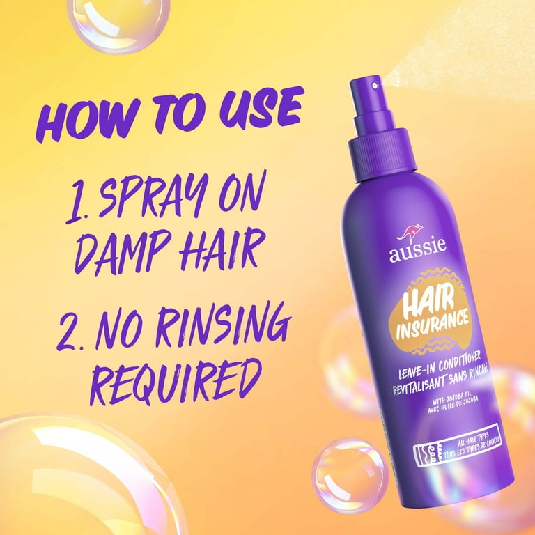 Aussie hair insurance leave-in spray
