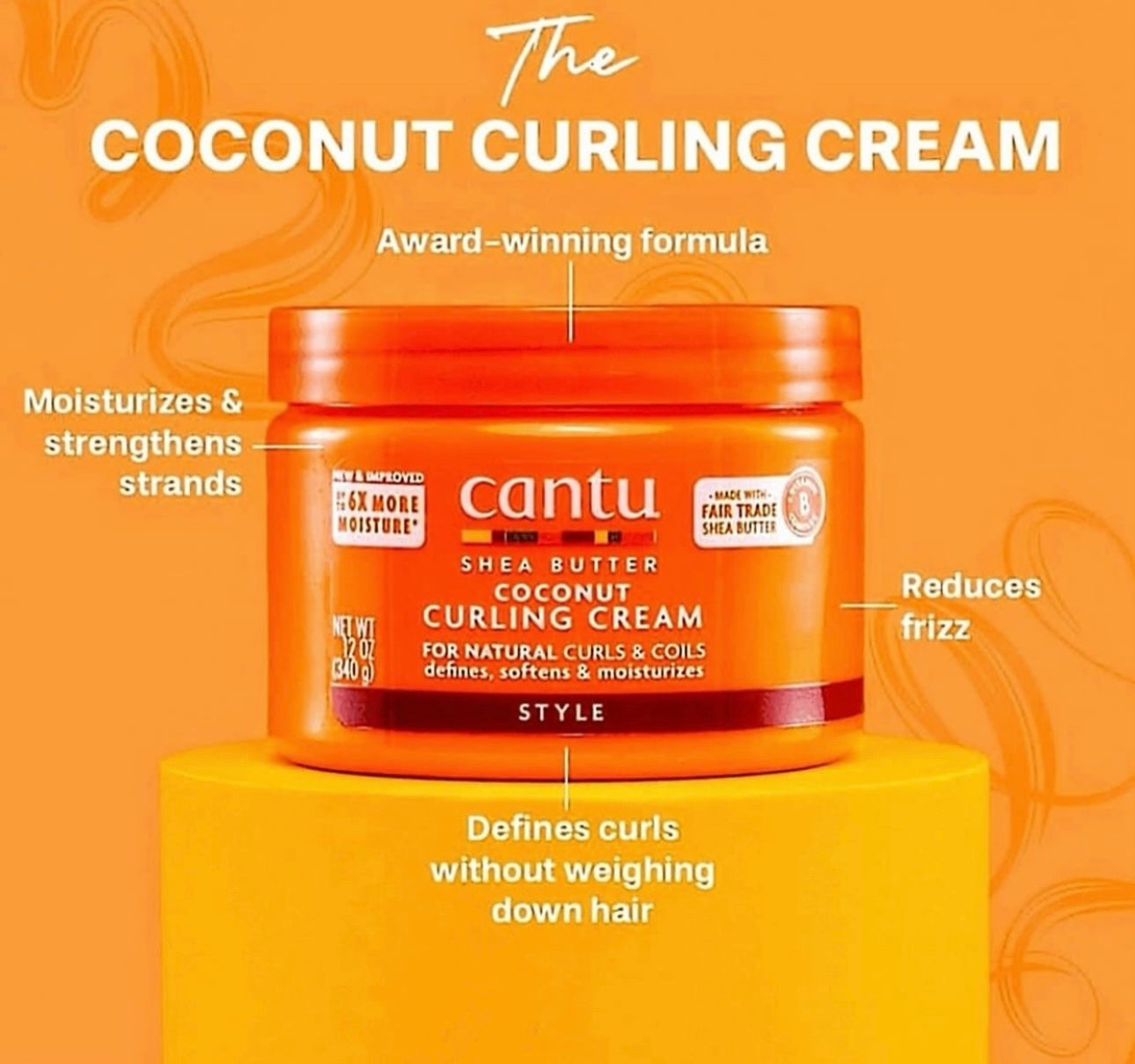 Cantu coconut curling cream