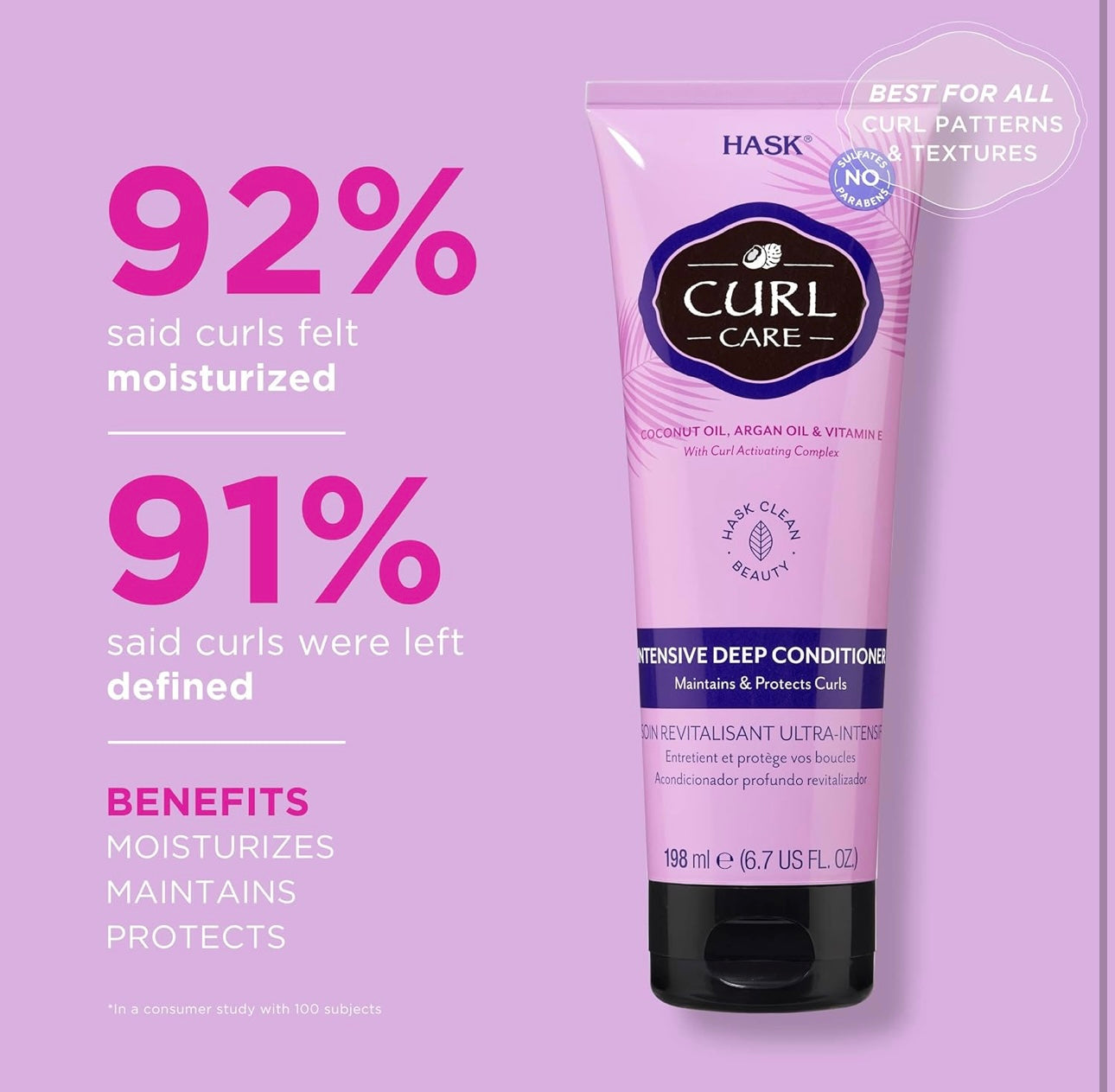 Hask curl care mask