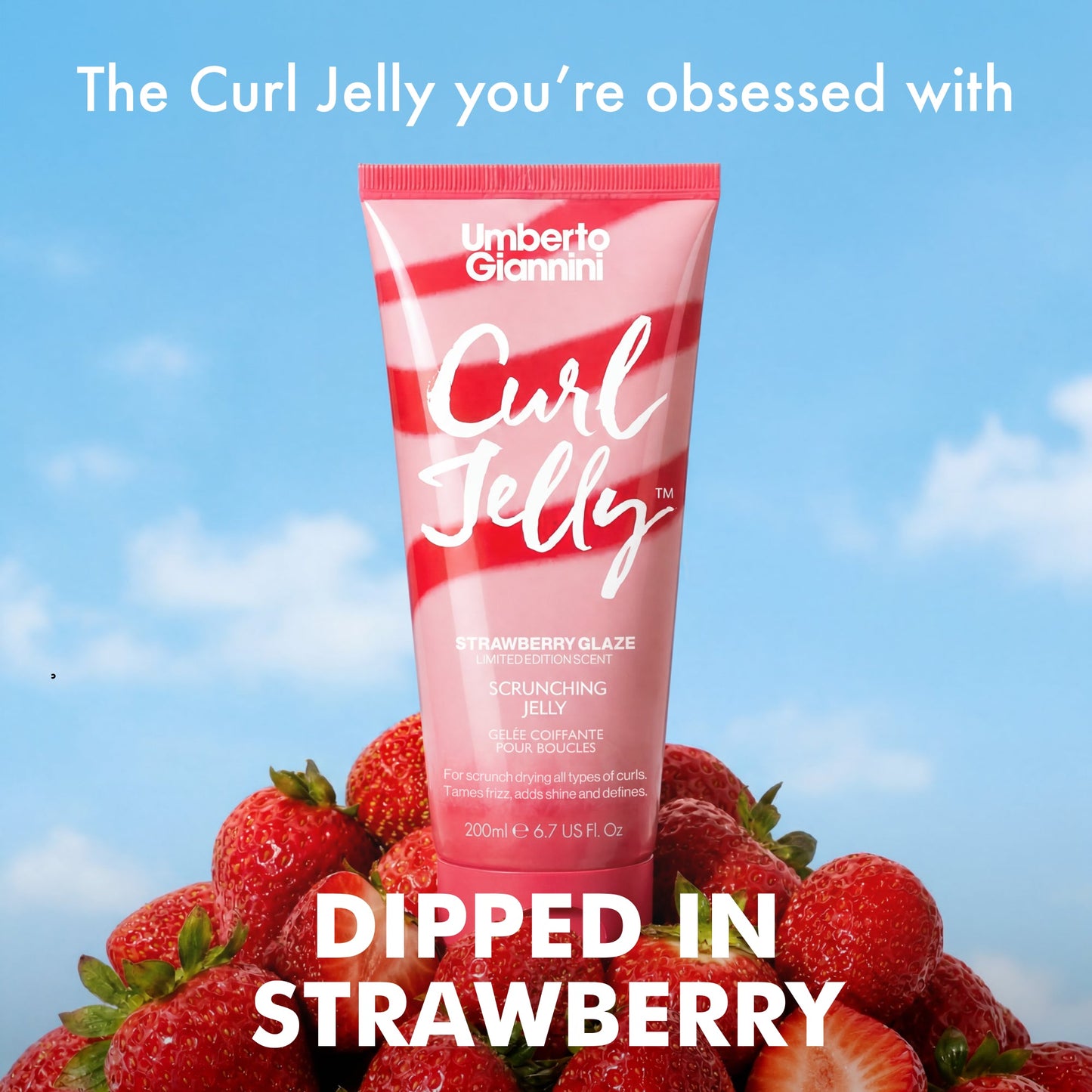 Umberto giannini curl jelly strawberry glaze 🍓✨