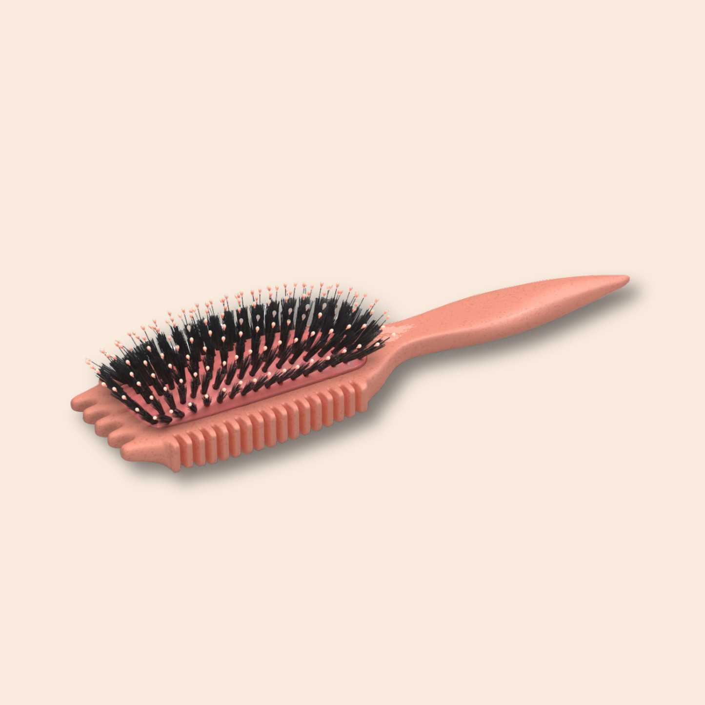Bounce curl volume edge lift brush- peach + free silicone diffuser