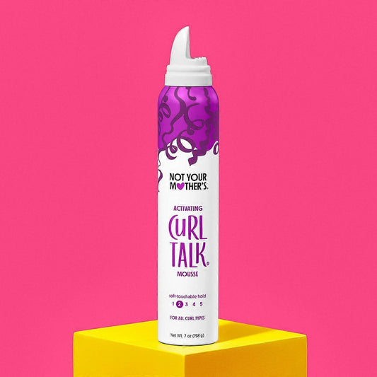 Not your mother’s curl talk mousse