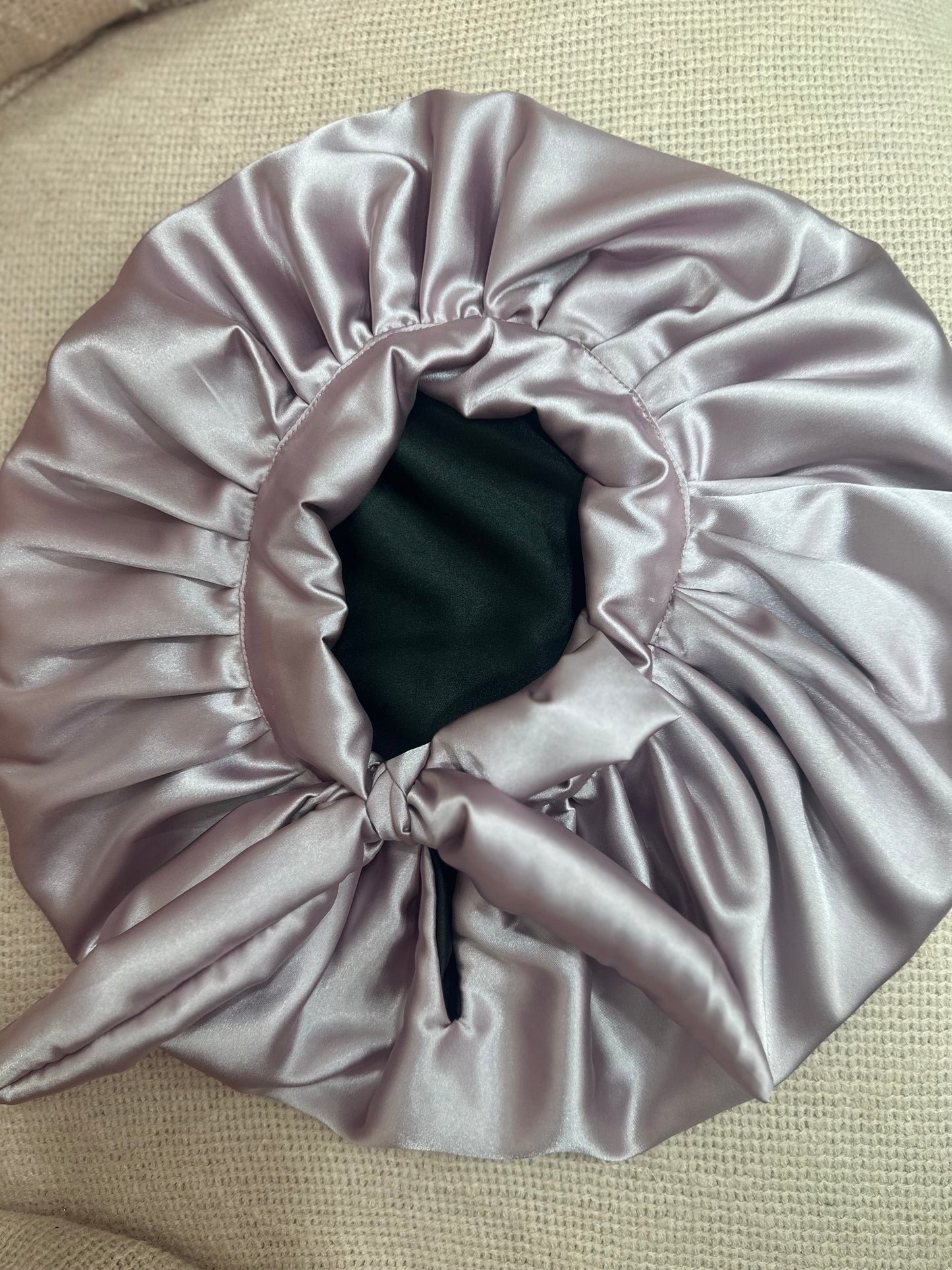 African style silky satin bonnet