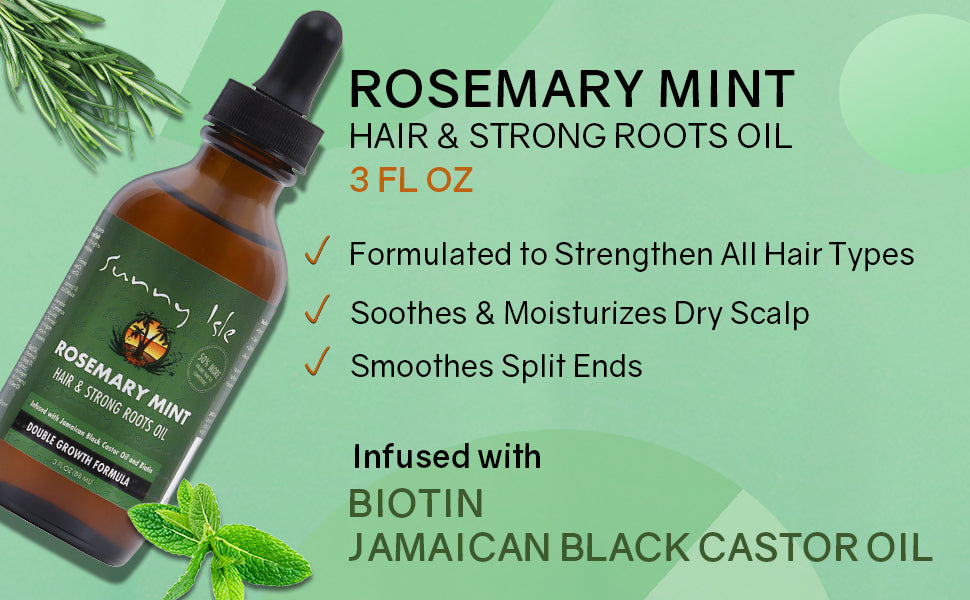 Sunny isle rosemary mint oil