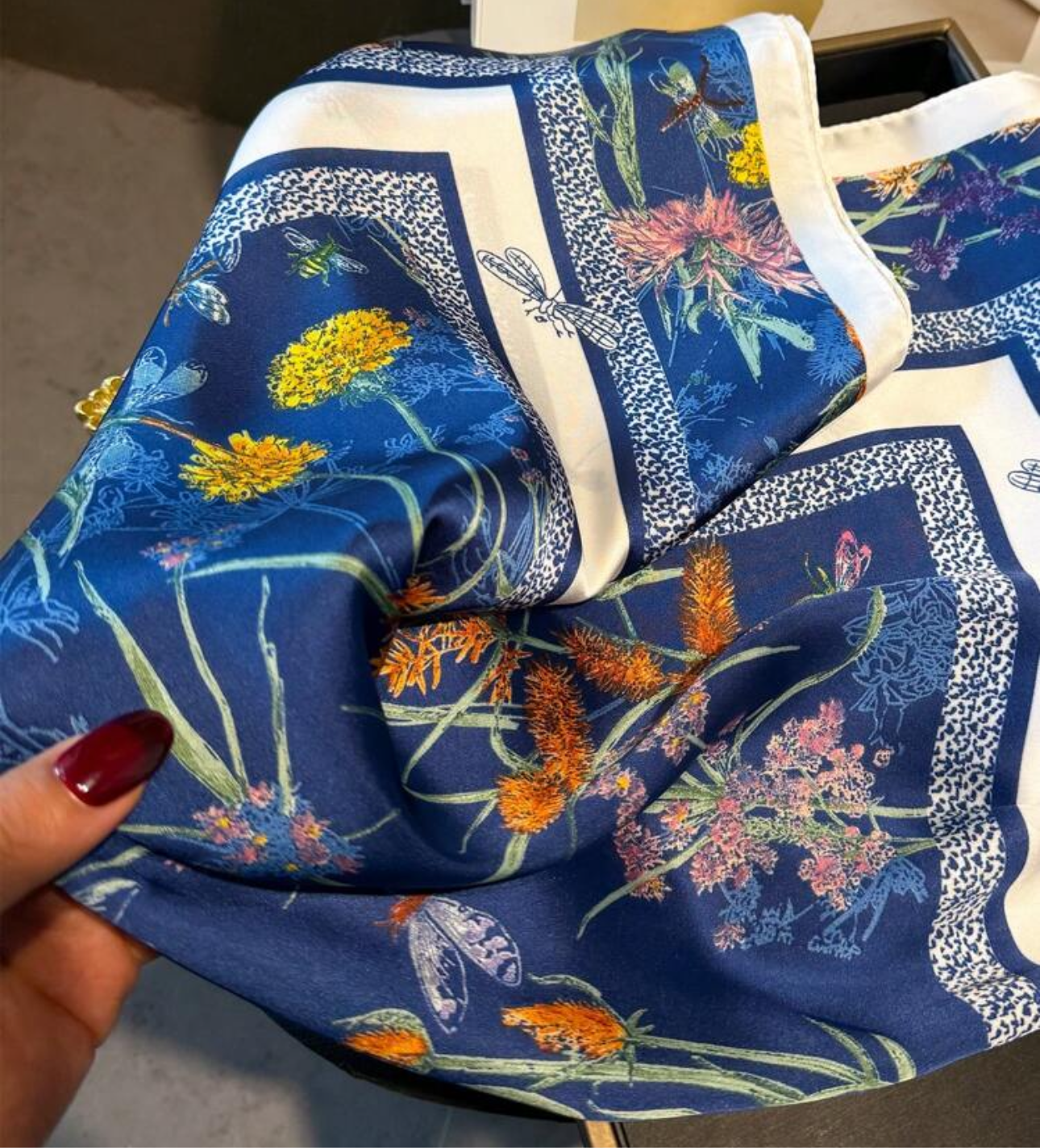 Satin scarf